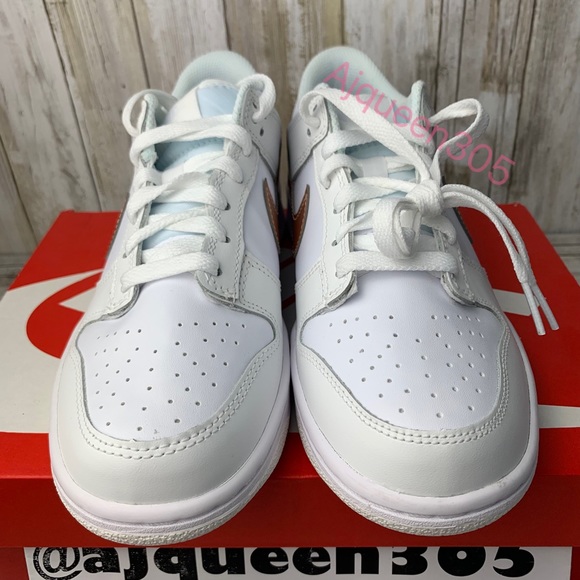 Nike Dunk Low White Rose Gold - Picture 4 of 6